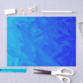 青のグラデーション抽象芸術  薄葉紙 (クラフト)