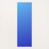 青のグラデーション色 ヨガマット (裏面)