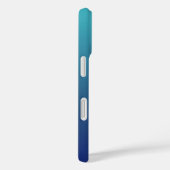 青のグラデーション オンブレ 名入れ Case-Mate iPhoneケース (裏面 / 右)