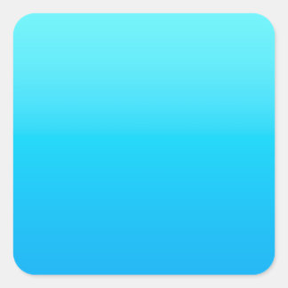 青のグラデーション スクエアシール