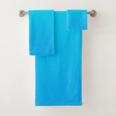 青のグラデーション バスタオルセット (インサイチュ)