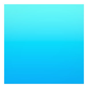 青のグラデーション フォトプリント           