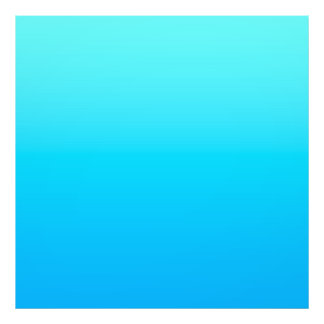 青のグラデーション フォトプリント           