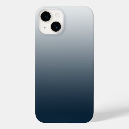 青のグラデーション Case-Mate iPhoneケース (裏面)