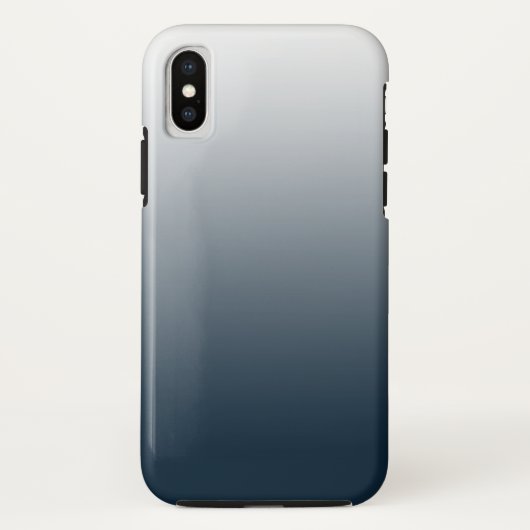青のグラデーション Case-Mate iPhoneケース (裏面)