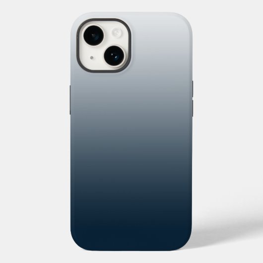 青のグラデーション Case-Mate iPhoneケース (裏面)