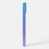 青のグラデーション iPhoneケース (右側面)