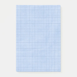 青のグリッド線 ポストイット