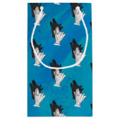 青のシャドウウルフ スモールペーパーバッグ (裏面)