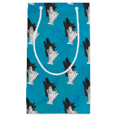 青のシャドウウルフ スモールペーパーバッグ (正面)