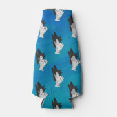 青のシャドウウルフ ボトルクーラー (正面)