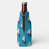 青のシャドウウルフ ボトルクーラー (ボトル裏面)