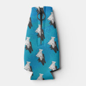 青のシャドウウルフ ボトルクーラー (裏面)