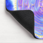 青のシャルトルの迷路: Silkandartのマウスパッド マウスパッド (コーナー)