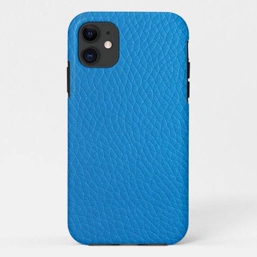 青のスタイリッシュレキシンテクスチャデザイン Case-Mate iPhoneケース (裏面)