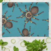 青のタランチュラ キッチンタオル (折り畳み)