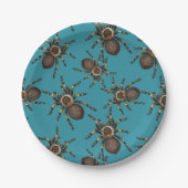 青のタランチュラ ペーパープレート (正面)