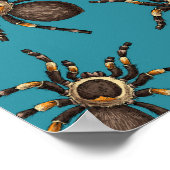 青のタランチュラ ポスター (角)