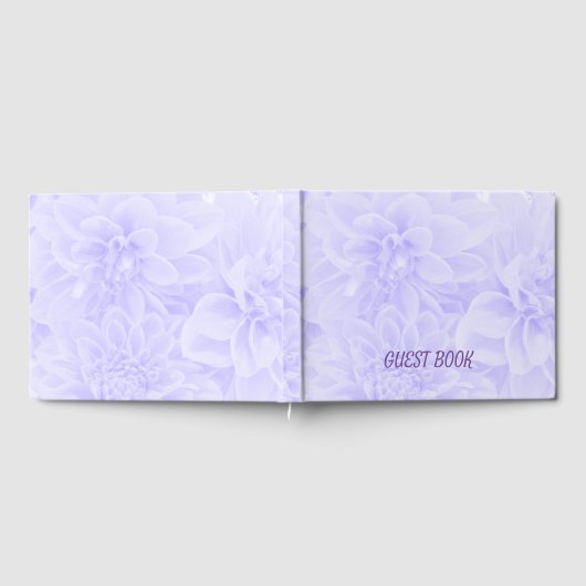 青のダリア ゲストブック (全面)