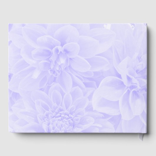 青のダリア ゲストブック (裏面)