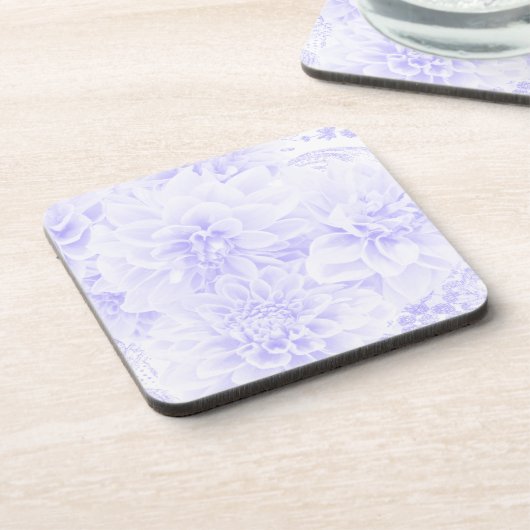 青のダリア コースター (左側)