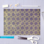 青のテクスグランジチャ抽象芸術ジオメト動揺して 薄葉紙 (クラフト)