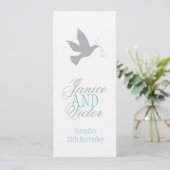 青のディナー結婚メニュー付きグレードブ メニュー (スタンド正面)