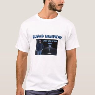 青のハイウェーのルート66 W Tシャツ