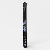 青のハクールイライト迷彩柄 Case-Mate iPhoneケース (裏面/左)