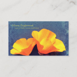 青のハナビシソウ コーリングカード