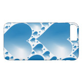 青のハート Case-Mate iPhoneケース (裏面(横))