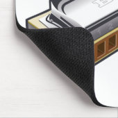 青のハーモニカ-マウスパッド マウスパッド (コーナー)