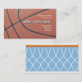 青のバスケットボールたがのNet_textureのlook_hoopの網 名刺 (正面/裏面)