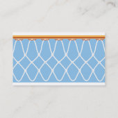 青のバスケットボールたがのNet_textureのlook_hoopの網 名刺 (裏面)