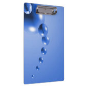 青のバブル抽象芸術 クリップボード (右)