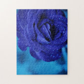 青のバラのパズル ジグソーパズル (縦)