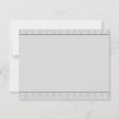 青のバラ及び結婚指輪は日付カードを救います セーブザデート (裏面)