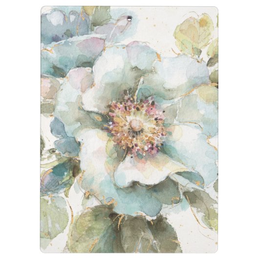 青のバラ クリップボード (裏面)