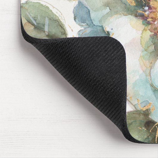 青のバラ マウスパッド (コーナー)