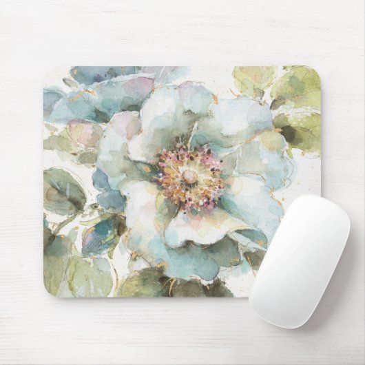 青のバラ マウスパッド (マウス)