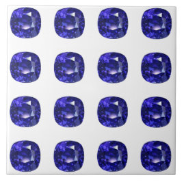 青のパターン タイル