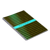 青のパターン ノートブック (右側)