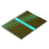 青のパターン ノートブック (左側)