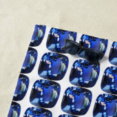 青のパターン ビーチタオル (インサイチュ)