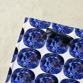 青のパターン ビーチタオル (インサイチュ)