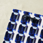 青のパターン ビーチタオル (インサイチュ)