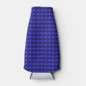 青のパターン ボトルクーラー (正面)