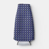 青のパターン ボトルクーラー (正面)