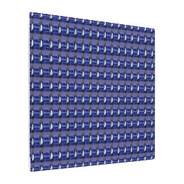 青のパターン メタルプリント