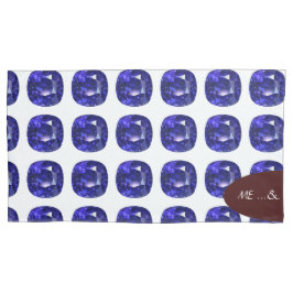 青のパターン 枕カバー